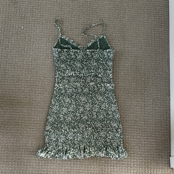 Abercrombie & Fitch Green and White Mini Dress - Picture 2 of 4